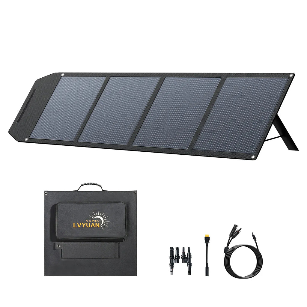 High Efficiency 200 Watt Solar Panel Foldable 24V Monocrystalline Silicon Solar Panel Portable Camping Solar For Caravan RV