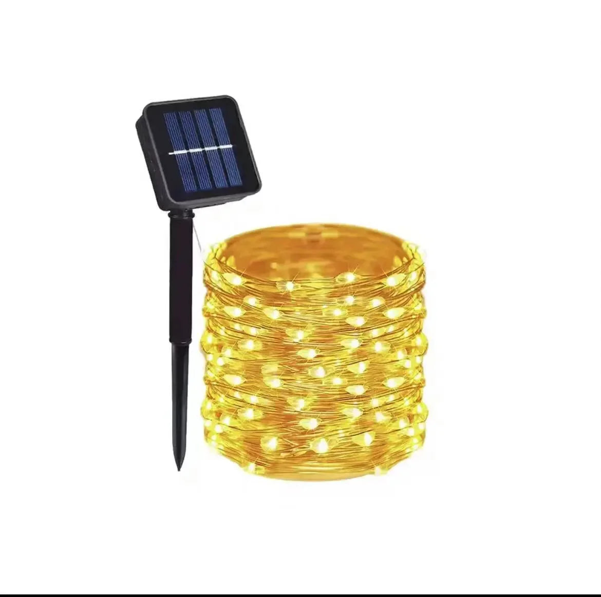 1 2 3 4 5Packs Solar Led Fairy Light Outdoor Christmas Lights 8Modes Copper Wire Lights Waterproof Garden Tree Patio Decor