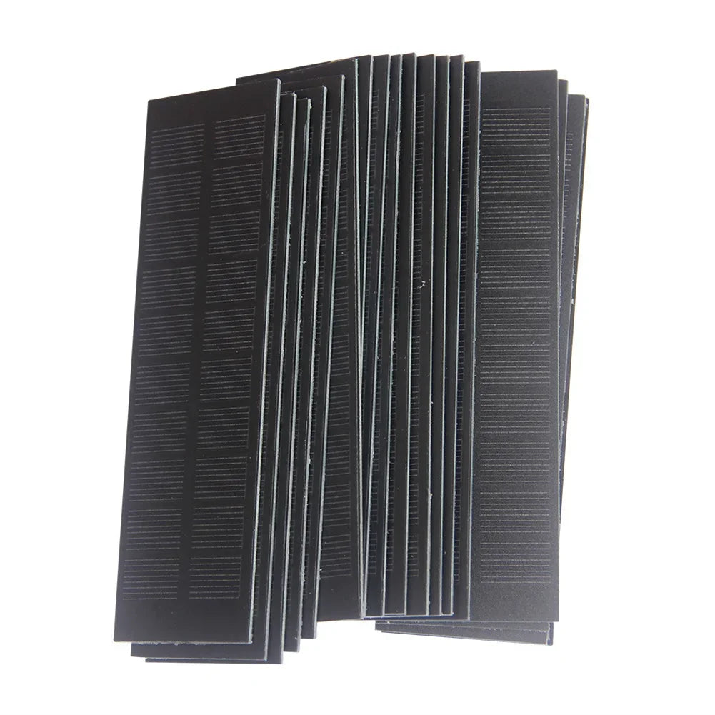 1W 5V Solar Charging Panel With Type-C Output, Weatherproof For Outdoor Camping, Phone And Battery Charger (148*45*2mm)