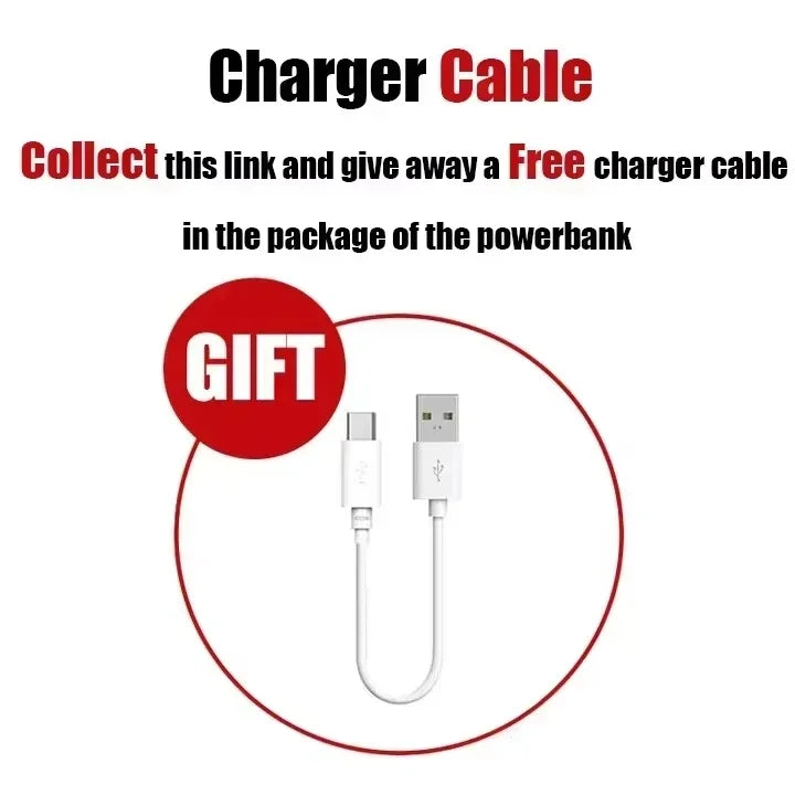 2026 500000mAh Large Capacity Solar Power Bank Portable External Battery Outdoor Camping Fast Charging For iPhone Samsung 2026