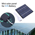 5W 5V Solar Panel Solar Battery Charger 100*100mm Panel For Board Outdoor Camping Power Bank Phone Charging Supplies