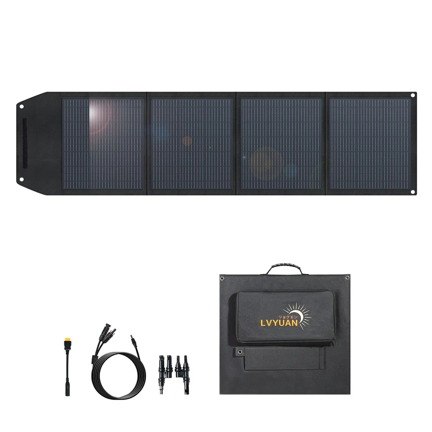 High Efficiency 200 Watt Solar Panel Foldable 24V Monocrystalline Silicon Solar Panel Portable Camping Solar For Caravan RV