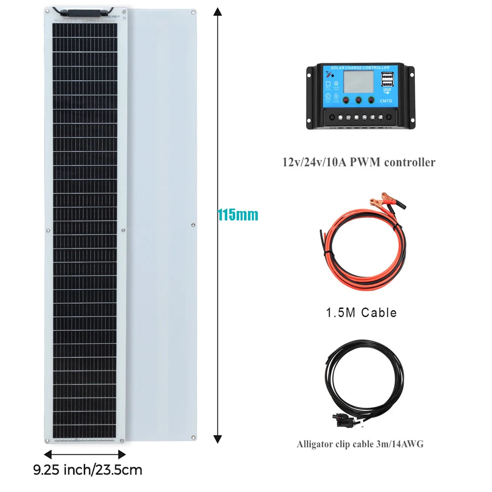 50W Solar Panel 12V 100W Solar Panels Kit Complete Single Solarni Panel Just Power 50W Solar Barttery Charger