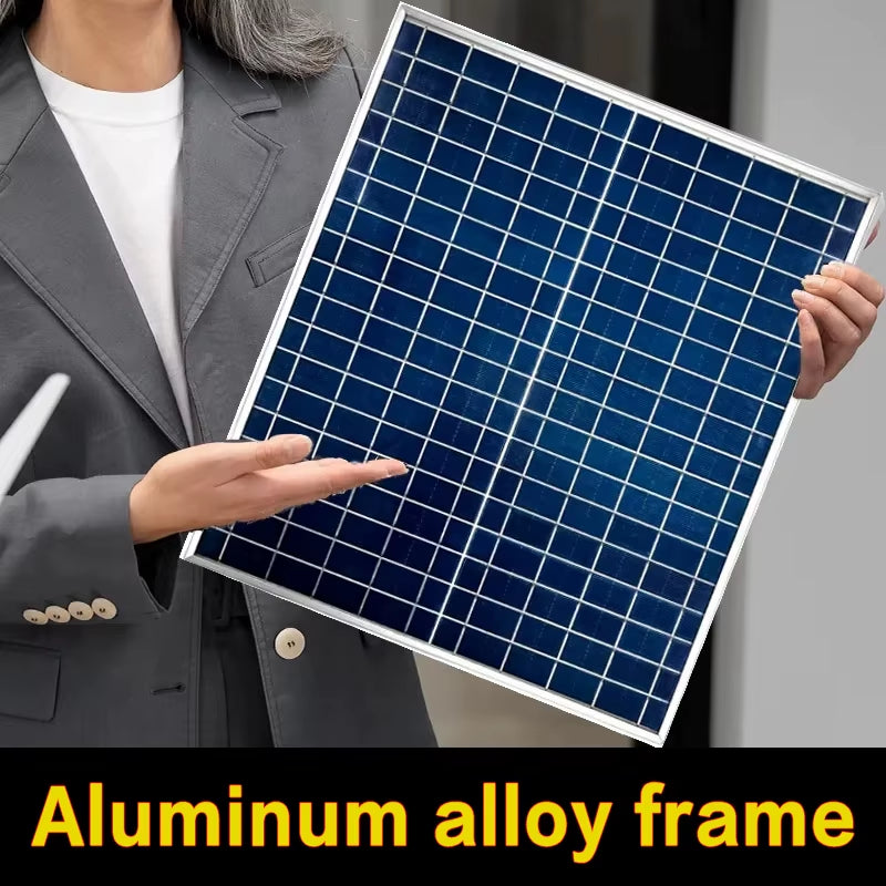 1000W 500W 12V Photovoltaic Solar Panel Kit 100A Controller Solar Panel Charger, Suitable for Fast Batteries in Homes/Camping/Rv