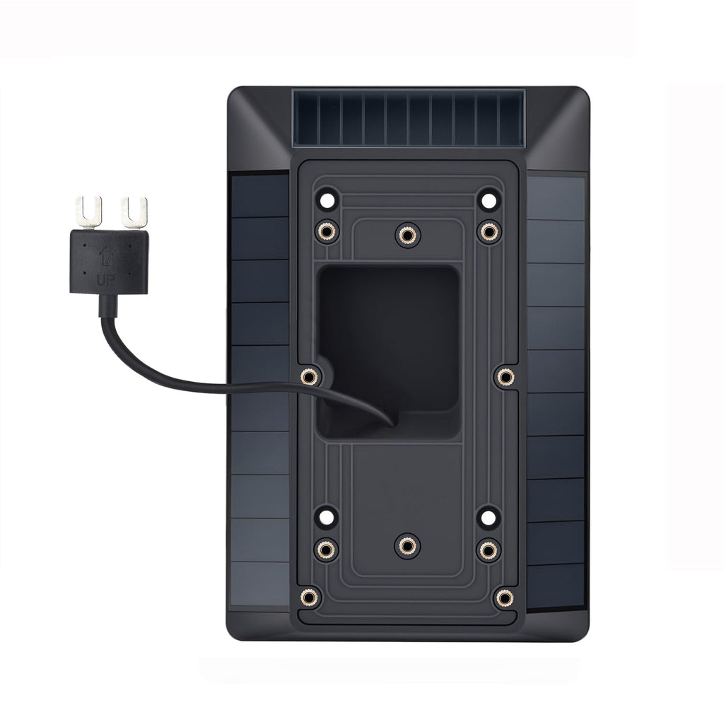Solar Charger Compatible with Ring Video Doorbell (2020 Release), Micro USB Port Only, Not for USB-C or 2-Prong Ports, Waterproof Solar Panel for Continuous Power(2nd Gen-2020 Release)