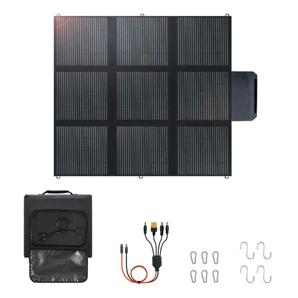 300w 12v Mono Portable Battery Chargeing Solar Panel Camping Foldable Solar Panel For Rv Off-grid Living