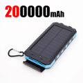 2026 500000mAh Large Capacity Solar Power Bank Portable External Battery Outdoor Camping Fast Charging For iPhone Samsung 2026