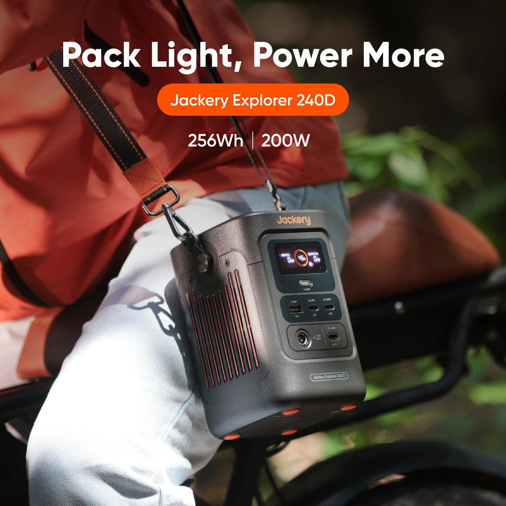 Jackery Explorer 300 Portable Power Station,292Wh | Backup LiFePO4 Battery, Solar Generator for Outdoors, Camping, Travel, Hunting, Blackout (Solar Panel Optional)