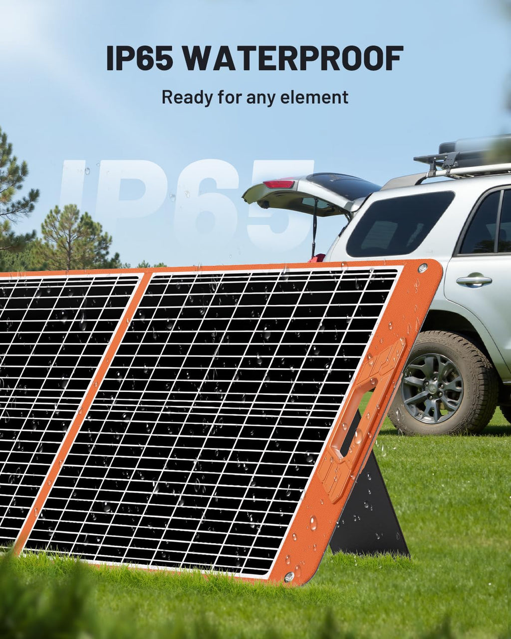 SOLUPUP Solar Panels 30W Portable Foldable Solar Charger with 5V USB-A and USB-C Fast Charging Compatible with iPhone, iPad, Samsung, Power Banks, IPX5 Waterproof Perfect for Camping, Hiking, Outdoor