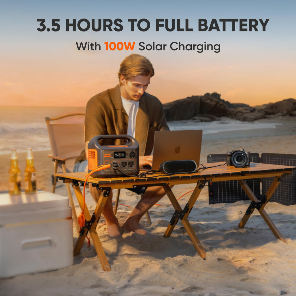 Jackery Explorer 300 Portable Power Station,292Wh | Backup LiFePO4 Battery, Solar Generator for Outdoors, Camping, Travel, Hunting, Blackout (Solar Panel Optional)