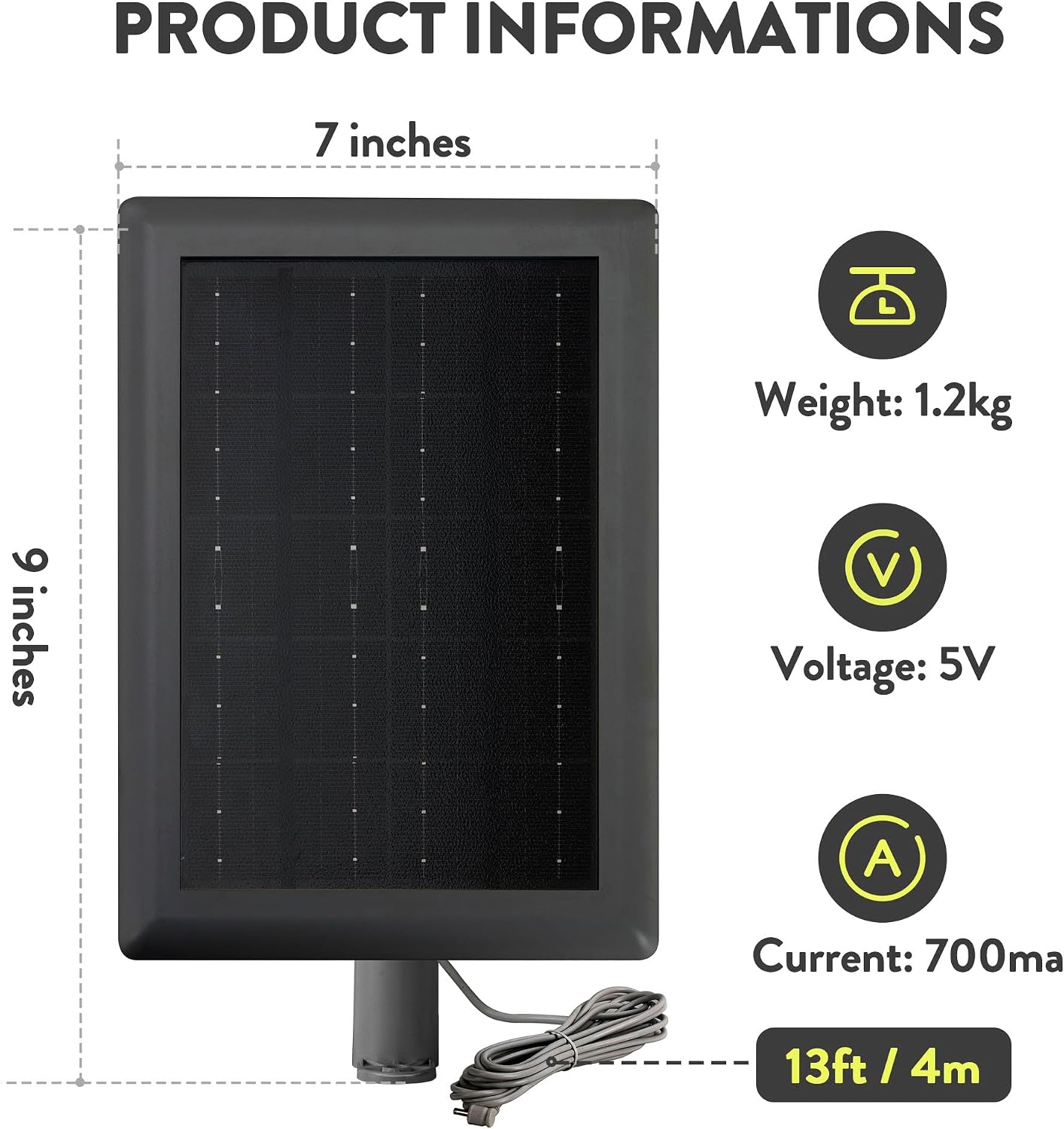 Ring Solar Panel(2nd Generation), 5W Ring Solar Panel Charger with Mount for Stick Up Camera & Pro, Spotlight Plus & Pro, Stick Up Cam Battery, Spotlight Cam Battery (2 Pack Black)