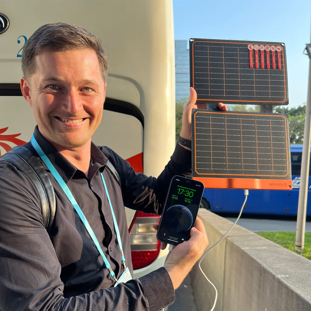 FlexSolar 100W Portable Solar Panels Chargers with PD3.0 USB-C,QC3.0 USB-A and DC Outputs Foldable IP67 Waterproof Power Emergency Camping for Small Power Station Generator,Phones, Power Banks