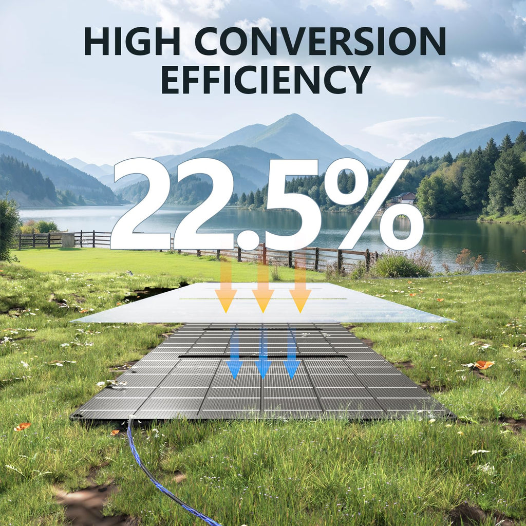 HOWEASY Portable Power Station,120W(240W Peak) Solar Generator,88Wh Lithium Battery Power with 110V AC Outlet/DC/USB/LED Light for Outdoor Camping Trip Hunting Emergency(Solar Panel Optional)