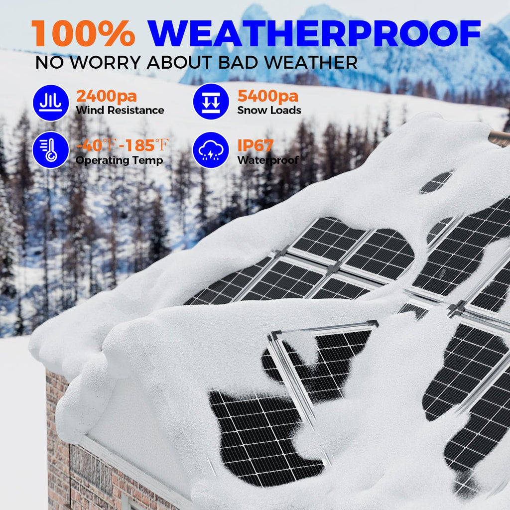 Voltset 12V Solar Battery Charger - 20W Waterproof Solar Panel Kit with Smart MPPT Controller - Trickle Charger Maintainer for Car RV Boat Marine Trailer Automotive Trailer Truck Motorcycle