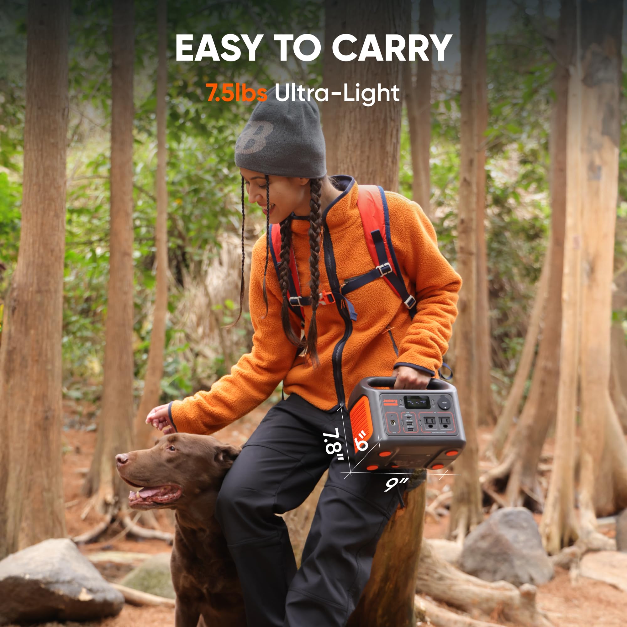 Jackery Explorer 300 Portable Power Station,292Wh | Backup LiFePO4 Battery, Solar Generator for Outdoors, Camping, Travel, Hunting, Blackout (Solar Panel Optional)
