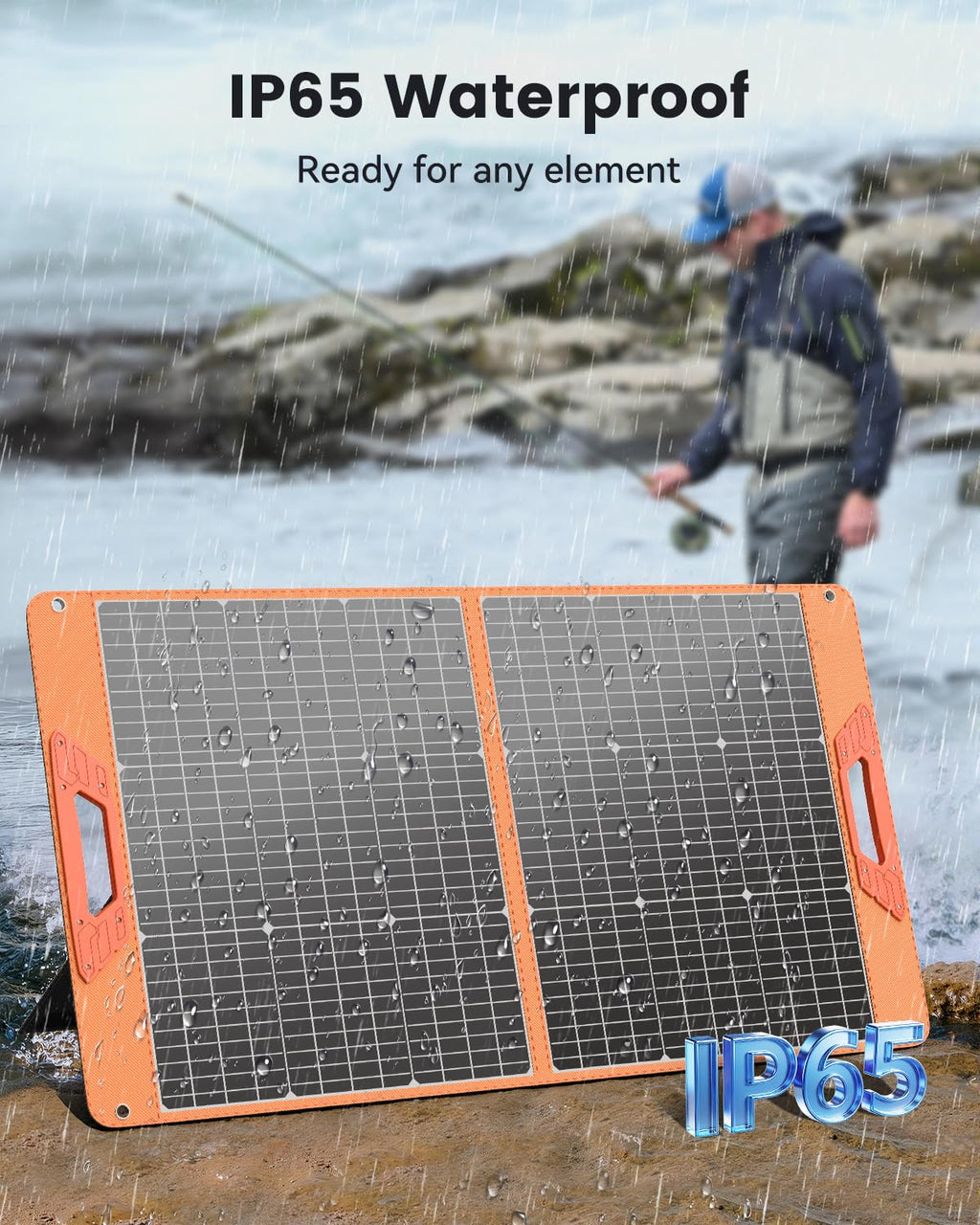 SOLUPUP Solar Panels 30W Portable Foldable Solar Charger with 5V USB-A and USB-C Fast Charging Compatible with iPhone, iPad, Samsung, Power Banks, IPX5 Waterproof Perfect for Camping, Hiking, Outdoor