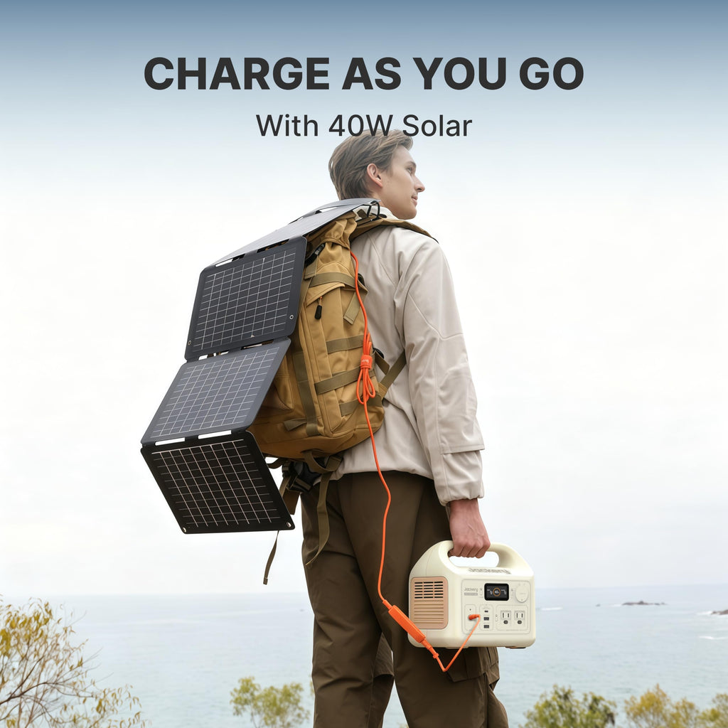 Jackery Explorer 300 Portable Power Station,292Wh | Backup LiFePO4 Battery, Solar Generator for Outdoors, Camping, Travel, Hunting, Blackout (Solar Panel Optional)