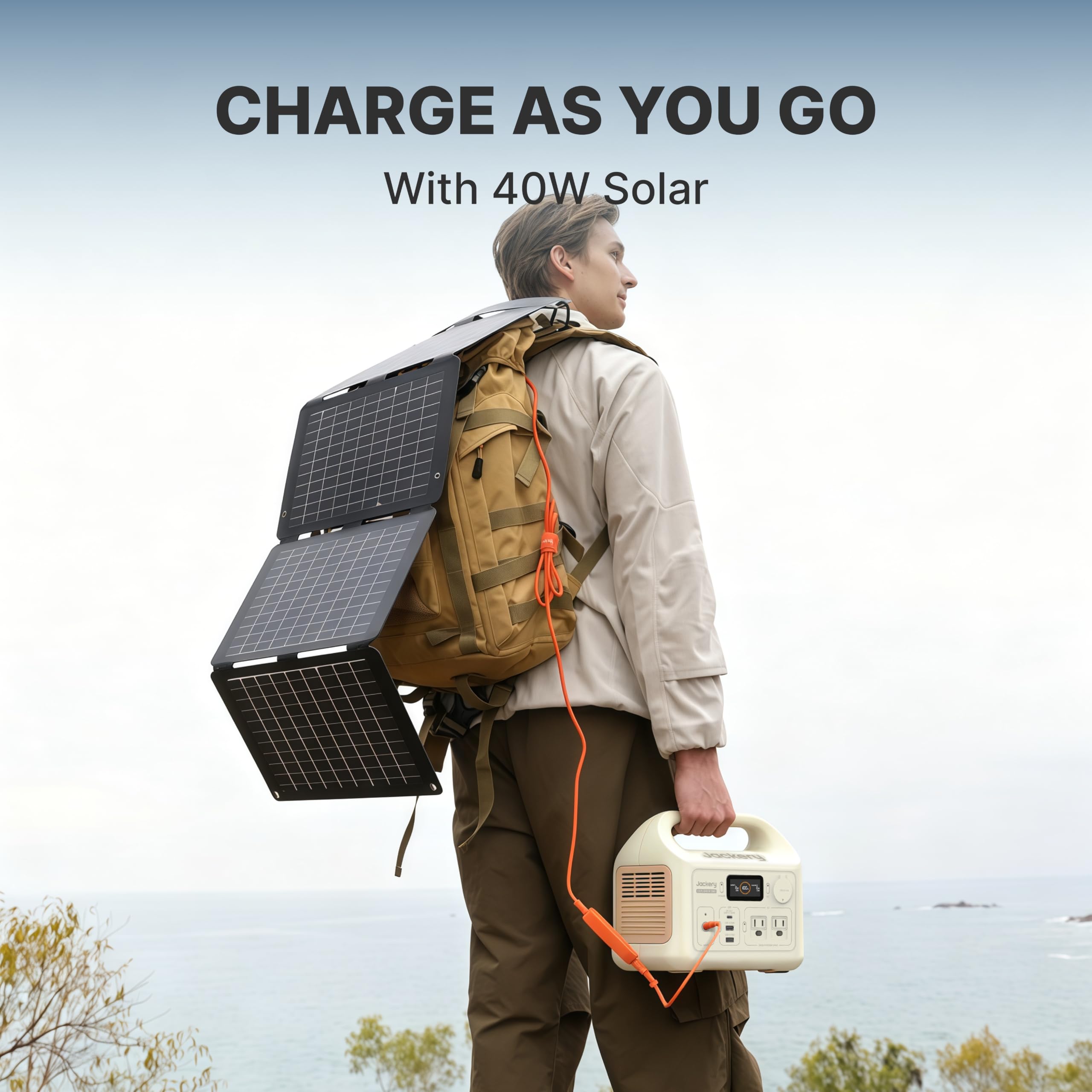 Jackery Explorer 300 Portable Power Station,292Wh | Backup LiFePO4 Battery, Solar Generator for Outdoors, Camping, Travel, Hunting, Blackout (Solar Panel Optional)