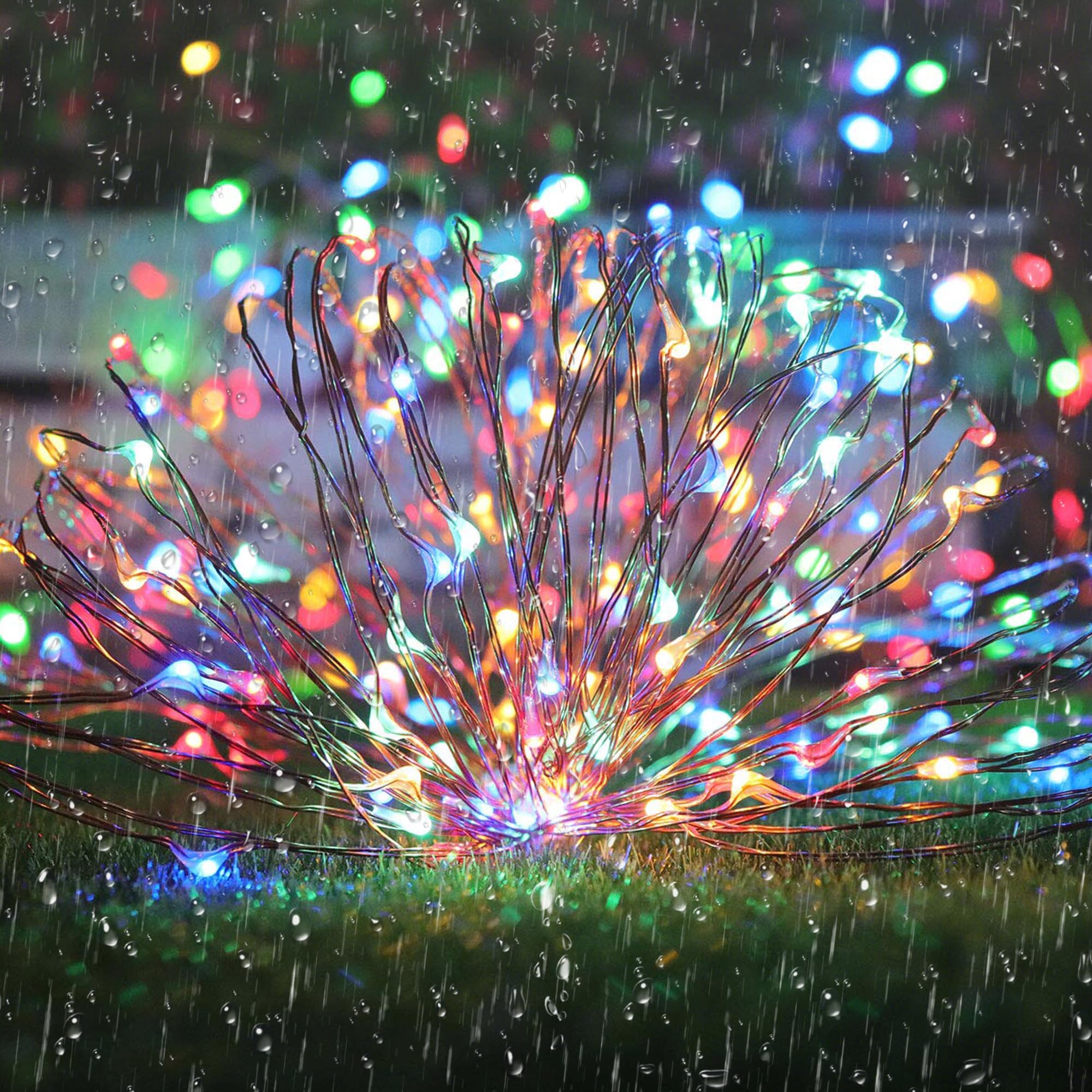 Joomer Solar Fairy Lights, 2-Pack Total 80FT 240LED Lights, Warm White | Copper Wire, Solar String Light Waterproof 8 Lighting Modes for Patio Fence Party Garden Yard Home Outdoor Decoration