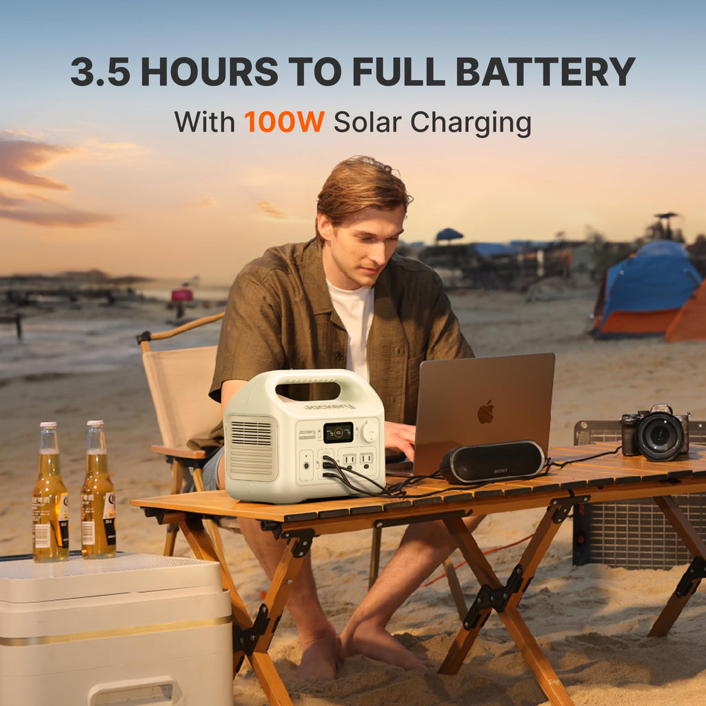 Jackery Explorer 300 Portable Power Station,292Wh | Backup LiFePO4 Battery, Solar Generator for Outdoors, Camping, Travel, Hunting, Blackout (Solar Panel Optional)