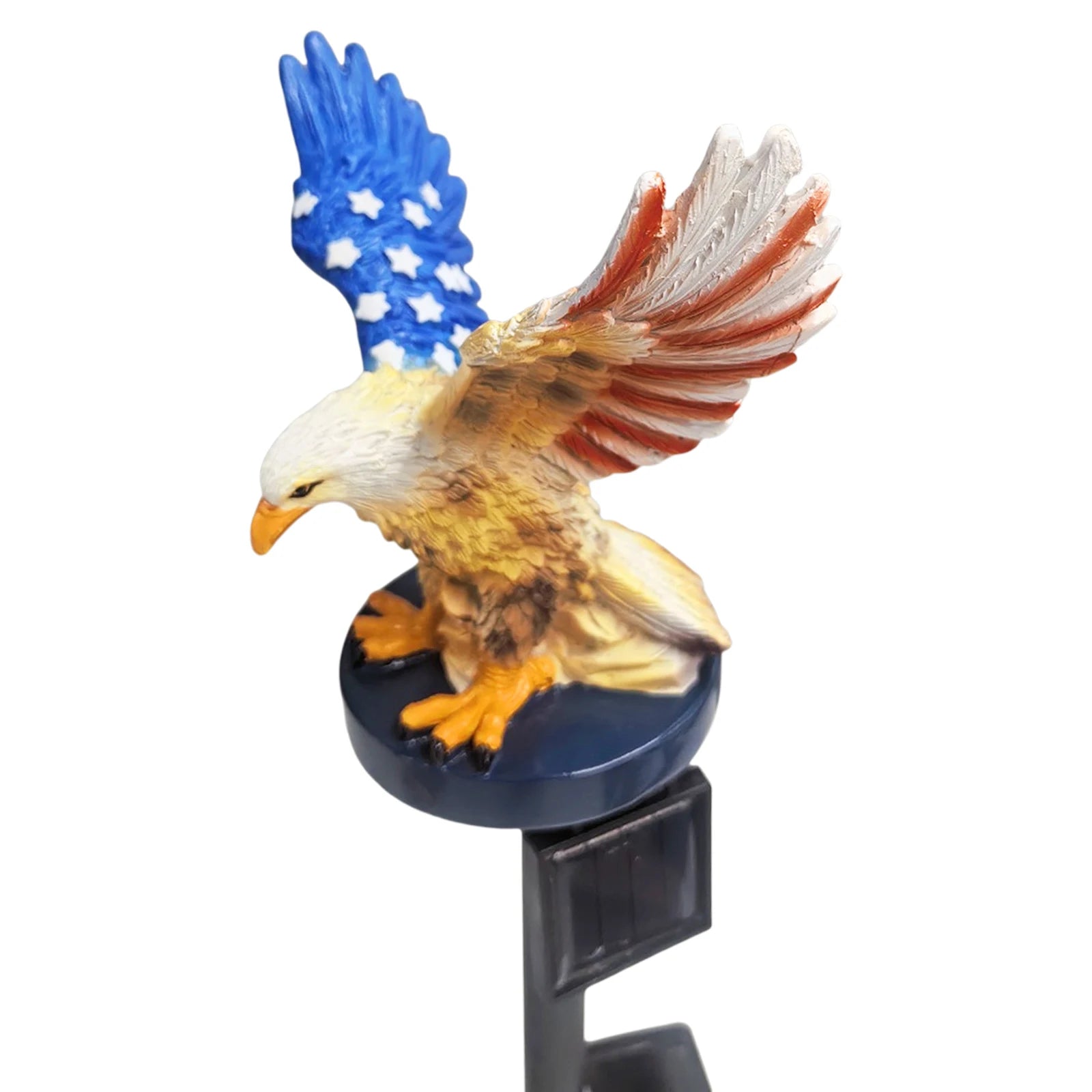 Eagle Figurine Garden Solar Stake Light 4th of July Decorations Solar Powered Eagle Stake Lights for Yard Patio Lawn Party