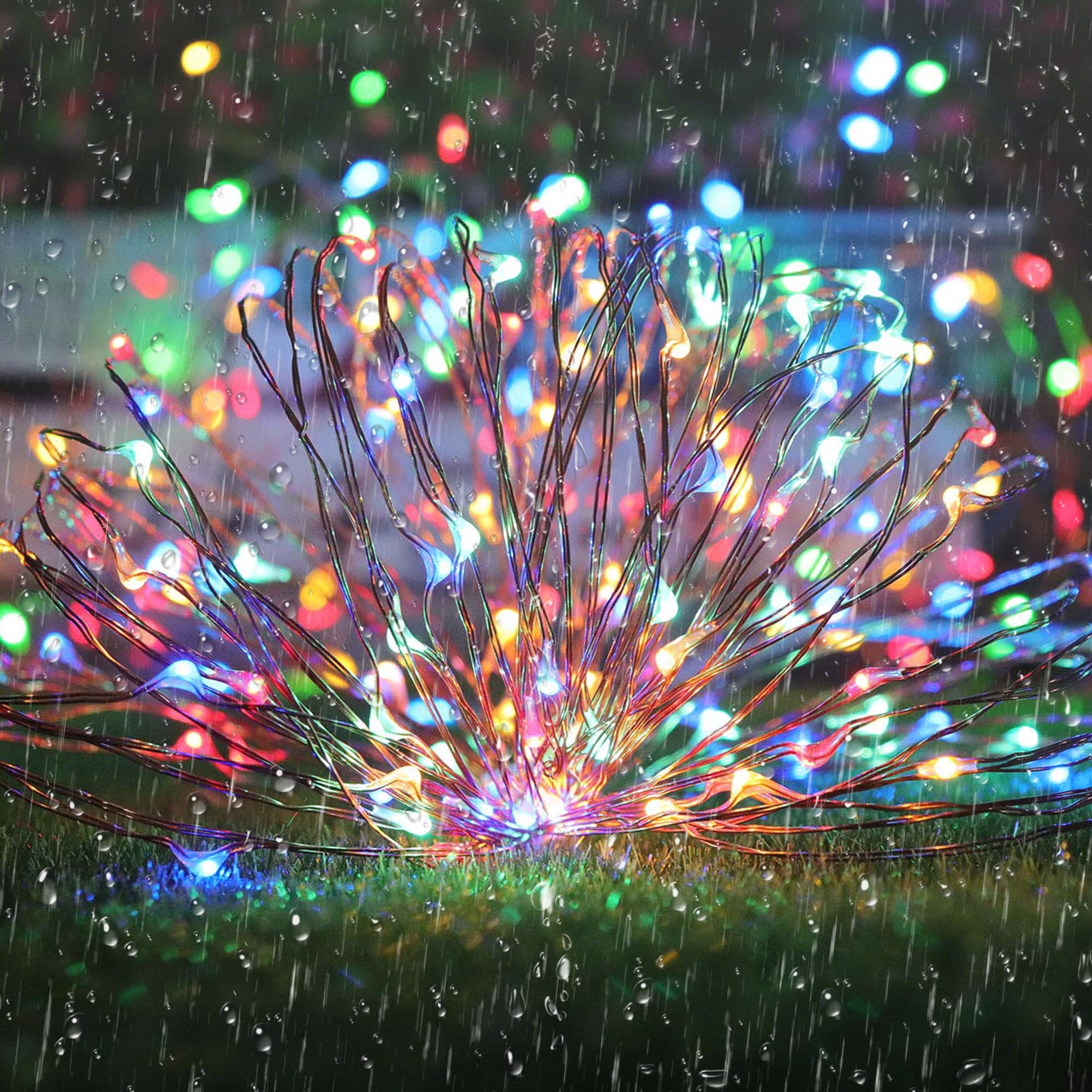 Joomer Solar Fairy Lights, 2-Pack Total 80FT 240LED Lights, Warm White | Copper Wire, Solar String Light Waterproof 8 Lighting Modes for Patio Fence Party Garden Yard Home Outdoor Decoration