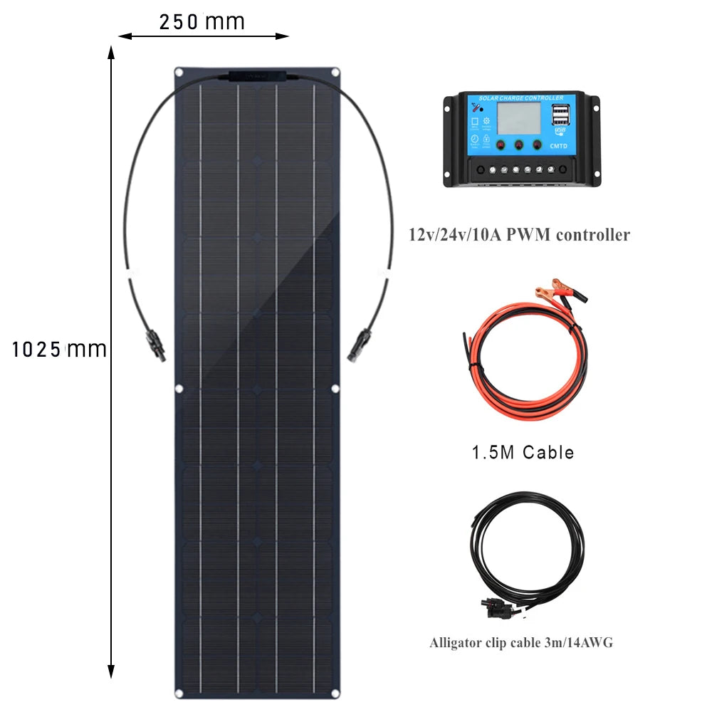 50W Solar Panel 12V 100W Solar Panels Kit Complete Single Solarni Panel Just Power 50W Solar Barttery Charger