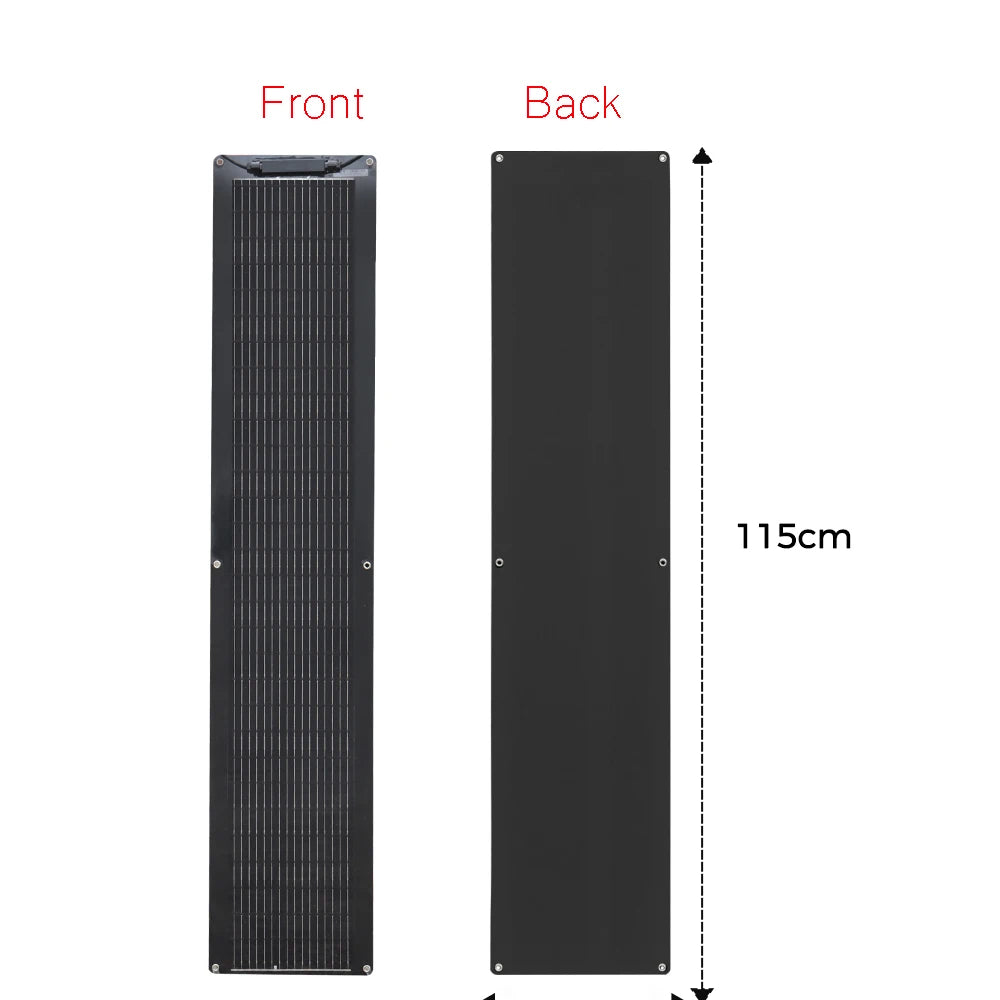 50W 100W 12V Flexible Solar Panel 150W 200W Solar Panel Caravan Van Upgraded 10A /20A Solar Charge Controller for Car RV Marine