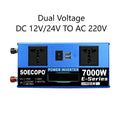 7000W Solar Power System Complete Kit Dual12V24V to 110V/220V 100A Controller 200W Panel Off-Grid System for Home/Camping Backup
