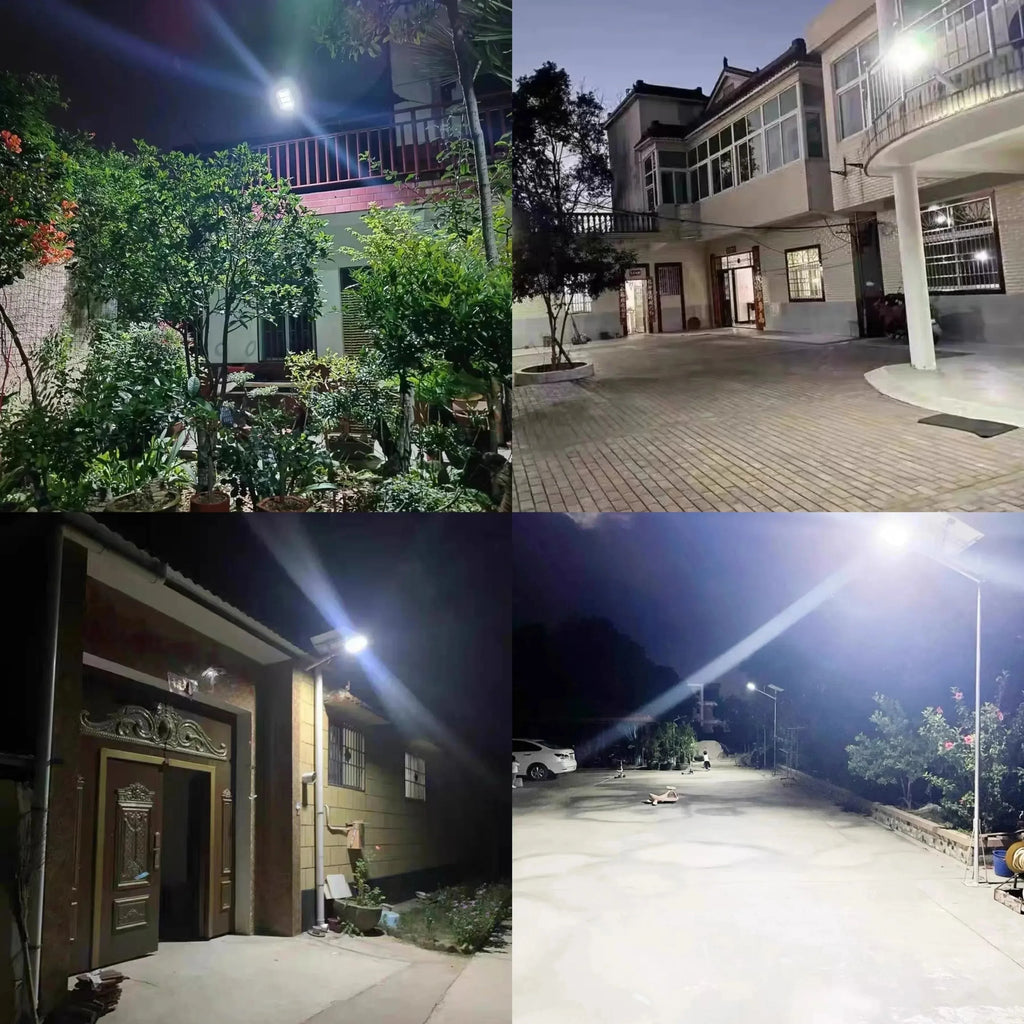 15000LM Irradiation 500㎡ Solar Light for Outdoor Sunlight Motion Sensor IP65 Waterproof Garden Street Wall External Solar Lamp