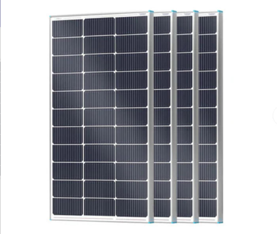 Renogy 100W N-Type TOPCon Rigid Solar Panel 4-Pack – 400W Solar Power Kit
