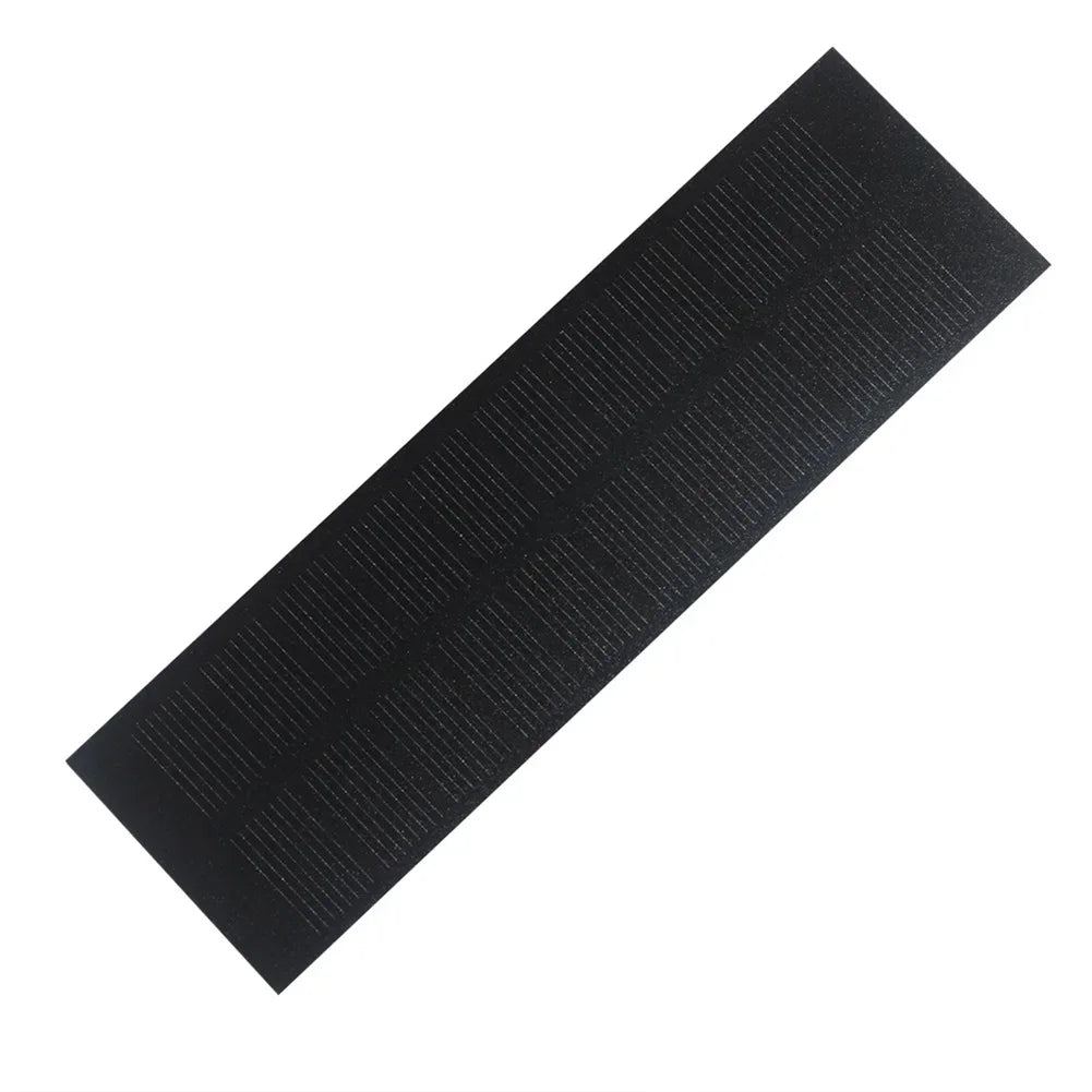 1W 5V Solar Charging Panel With Type-C Output, Weatherproof For Outdoor Camping, Phone And Battery Charger (148*45*2mm)