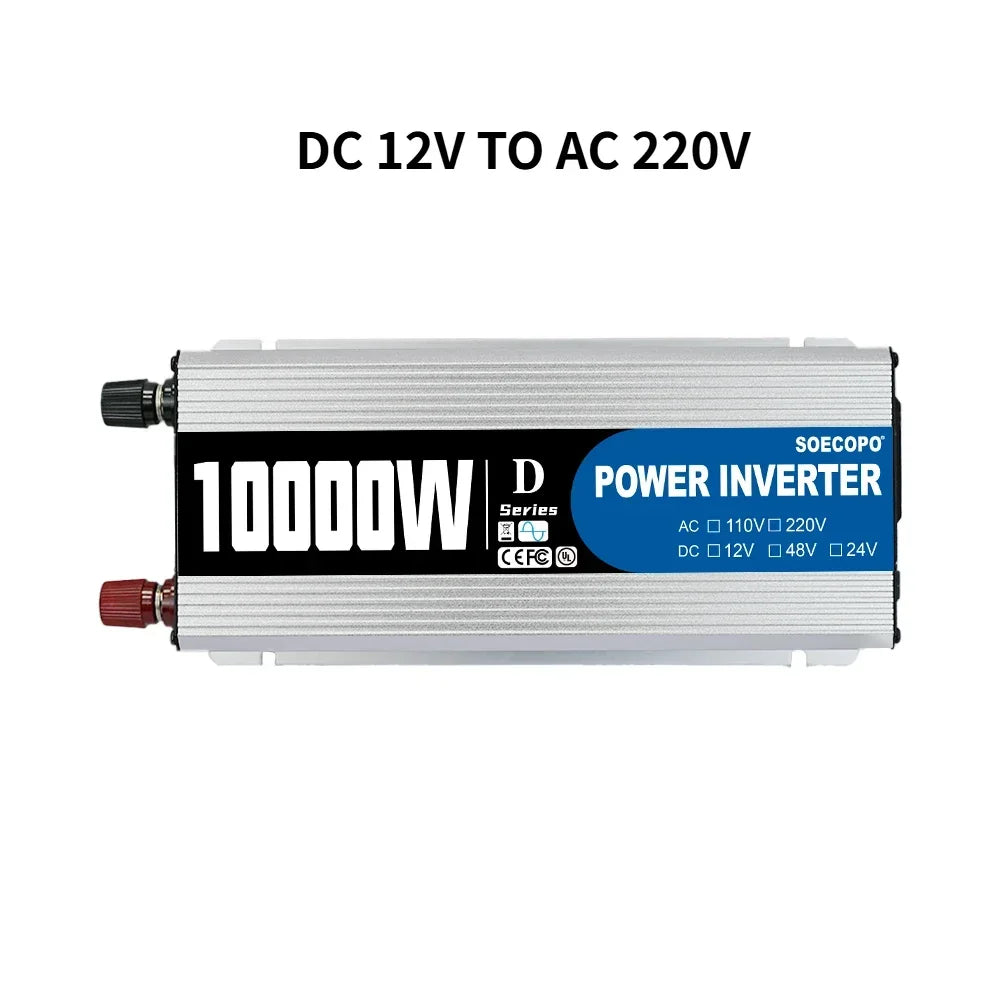 10000W Solar System Solar Generator 500W Panel 100A Controller10000W Multi-Voltage Inverter 12V to 220V AC for off Grid