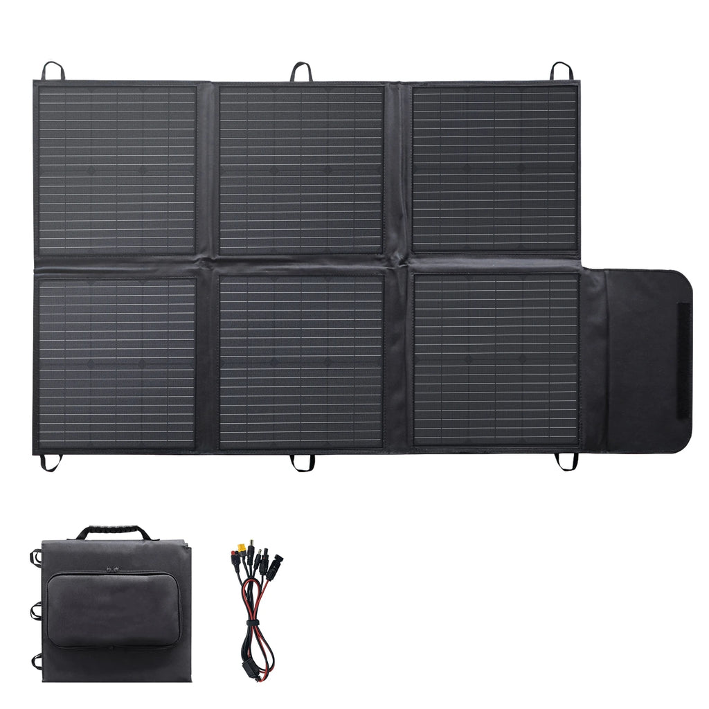 Portable 400W 300W 200W 120W Flexible Solar Panels for Camping Waterproof Outdoor Foldable Design for Power Supply Charging