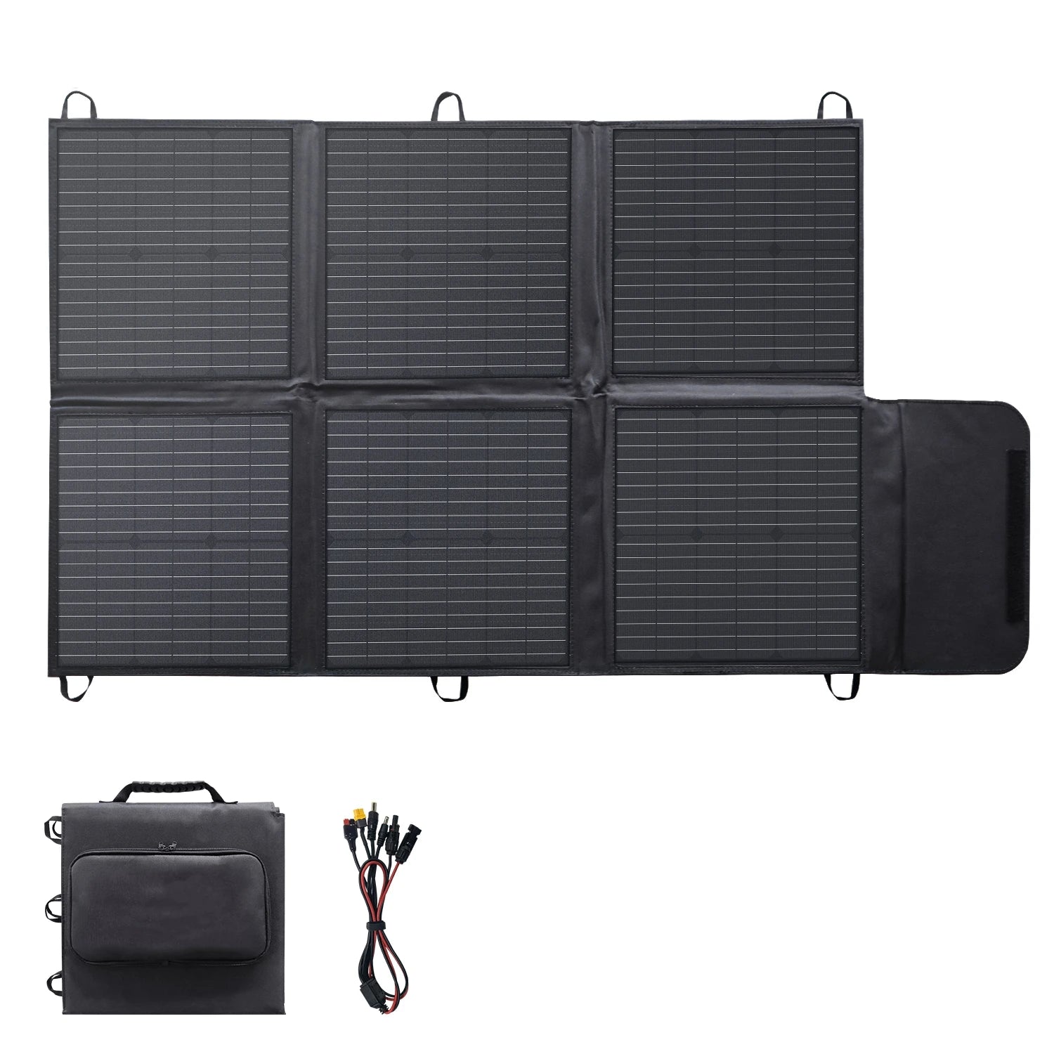 Portable 400W 300W 200W 120W Flexible Solar Panels for Camping Waterproof Outdoor Foldable Design for Power Supply Charging
