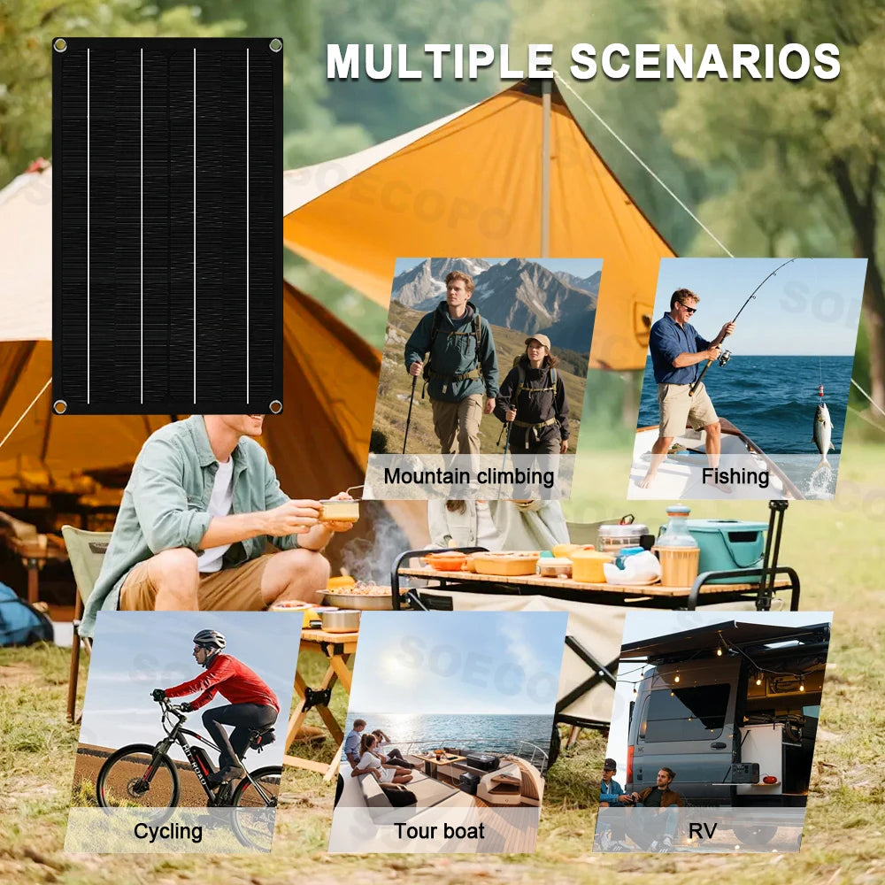 10000W Off-Grid Solar Energy System 800W Panel 12V/24V -220V Inverter 100A Charge Controller for House/Rv/Emergency Power Backup