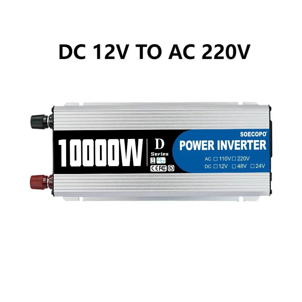 10000W/1100W Solar System DC12V to 220V Off-Grid Inverter System 100A Controller 500W Panel Inverter for Home RV Camping CE