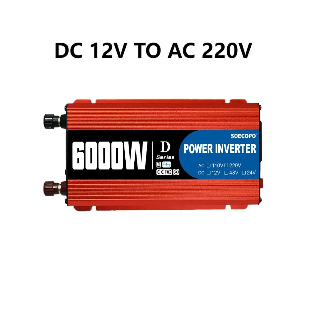 6000W Inverter & Solar System Complete Kit 12V to 110V/220V 100A Controller 300W Panel Off-Grid System for Home/Camping Backup