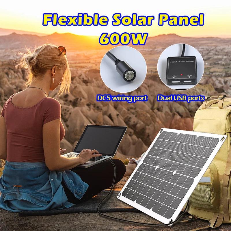 6000W 12V/24V Solar Power System with Modified Sine Wave Inverter - for RV, Boats, Cabins, Off-Grid Use
