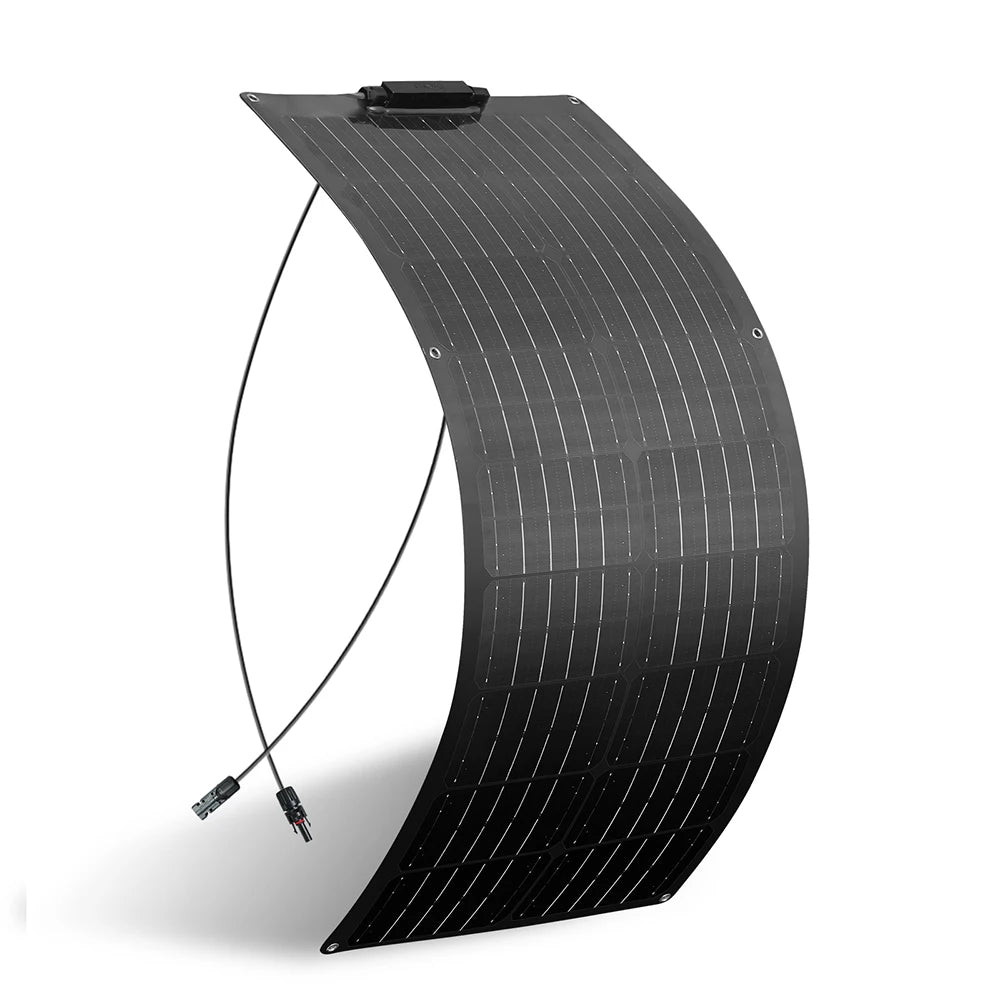 50W 100W 12V Flexible Solar Panel 150W 200W Solar Panel Caravan Van Upgraded 10A /20A Solar Charge Controller for Car RV Marine